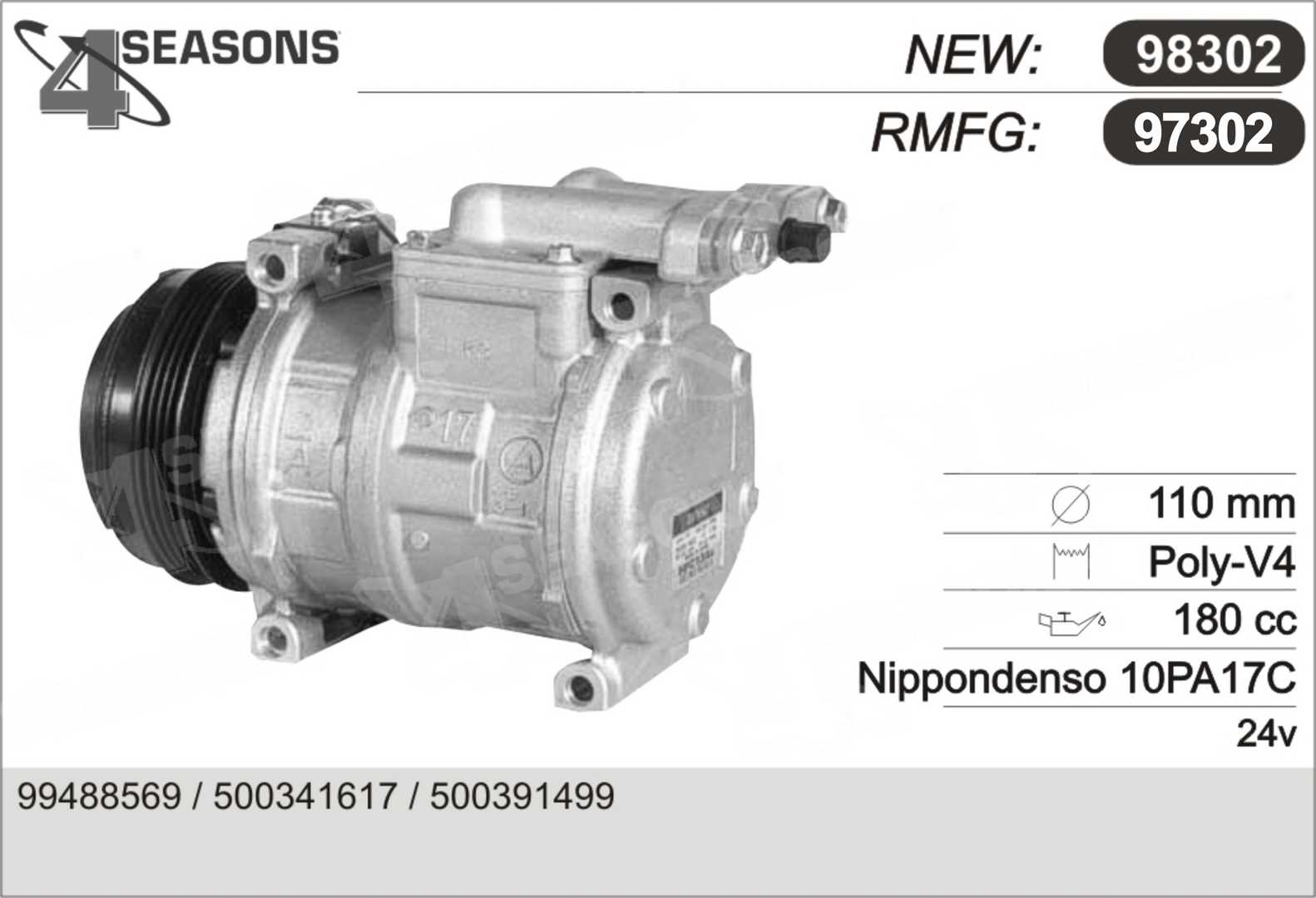 Compressor, air conditioning (97302)