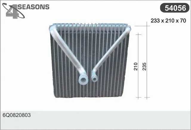 Evaporator, air conditioning (54056)
