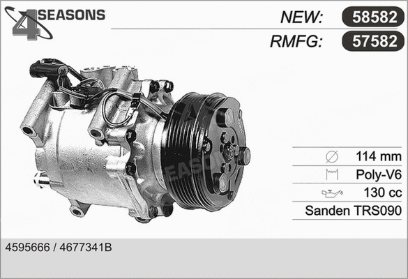 Compressor, air conditioning (57582)