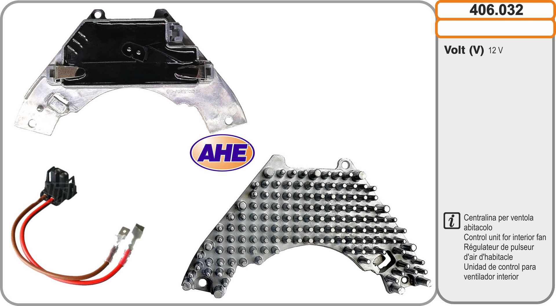 Control Unit, electric fan (engine cooling) (406.032)