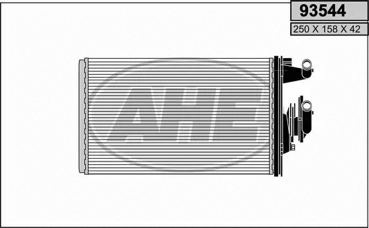 Heat Exchanger, interior heating (93544)