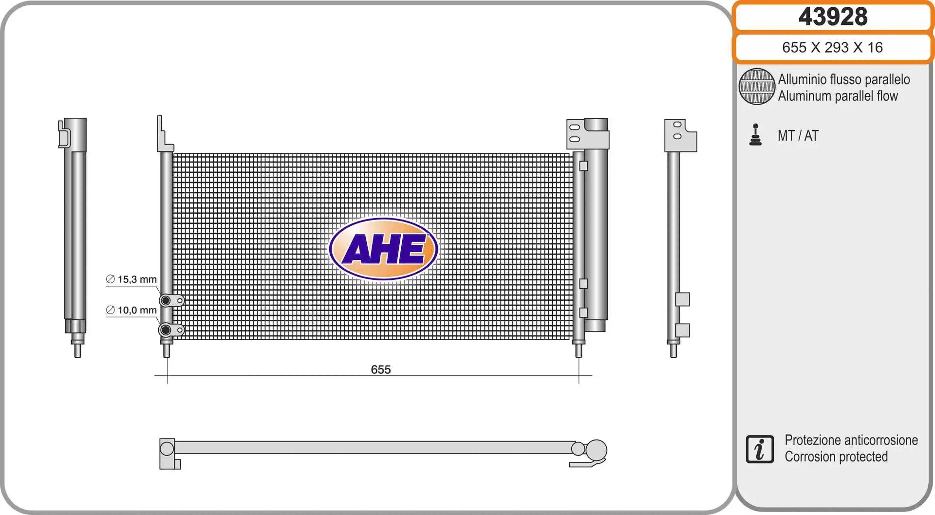 Condenser, air conditioning (43928)