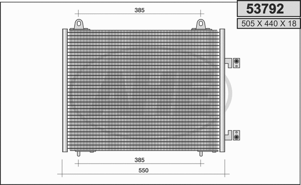 Condenser, air conditioning (53792)