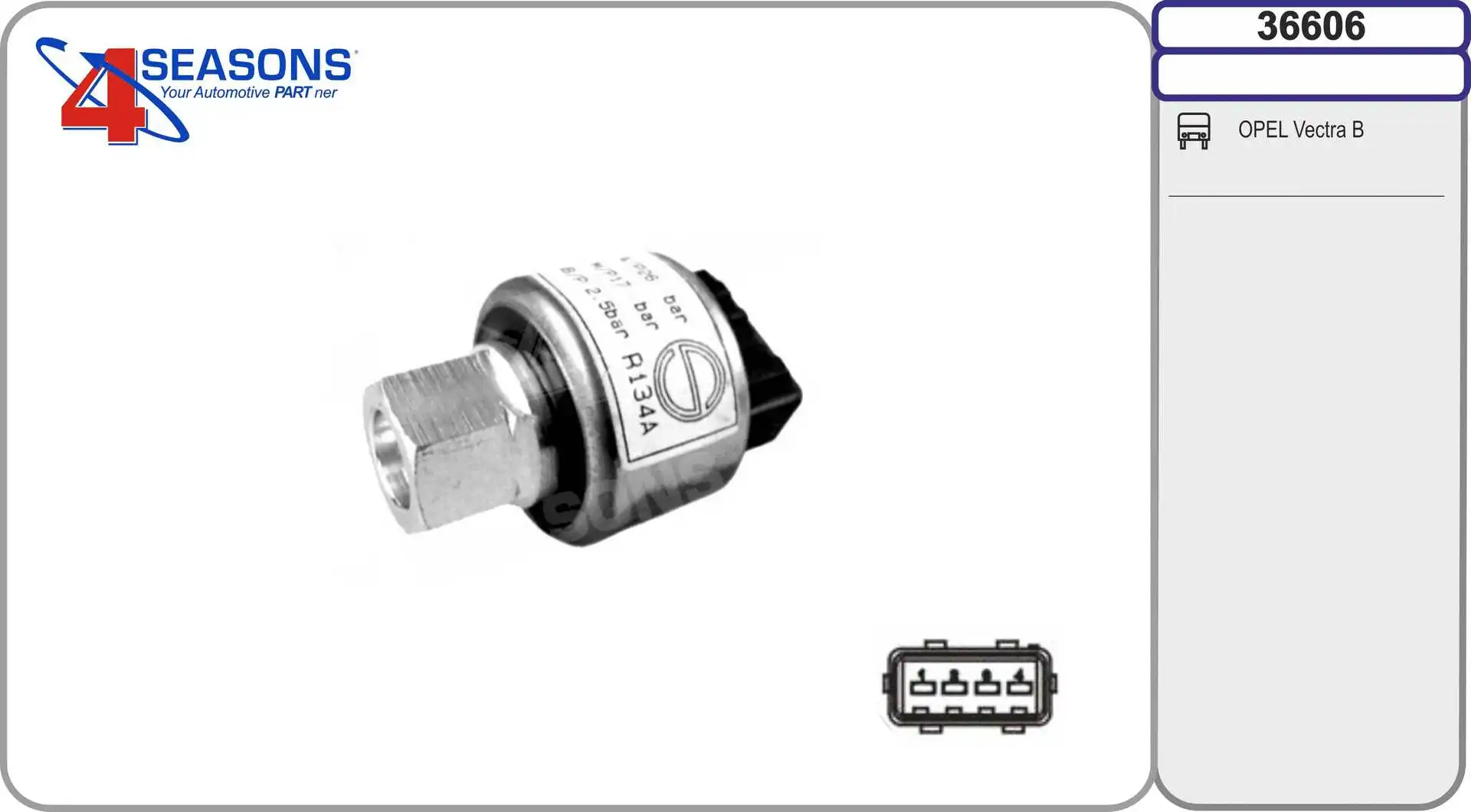 Pressure Switch, air conditioning (36606)
