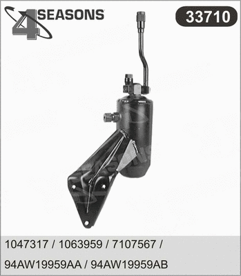 Dryer, air conditioning (33710)