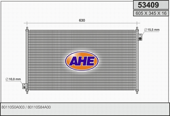 Condenser, air conditioning (53409)