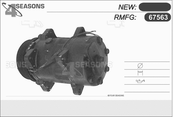 Compressor, air conditioning (67563)