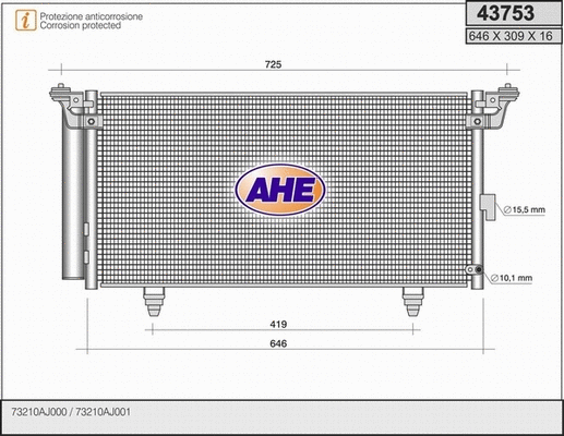Condenser, air conditioning (43753)