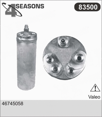 Dryer, air conditioning (83500)