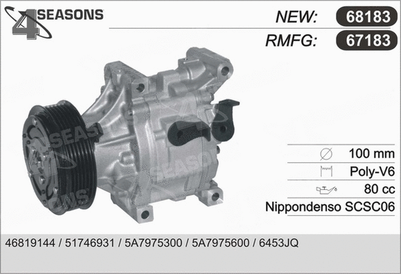 Compressor, air conditioning (68183)