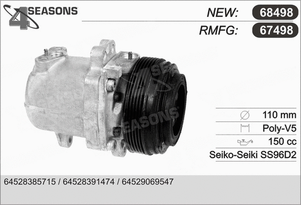 Compressor, air conditioning (67498)