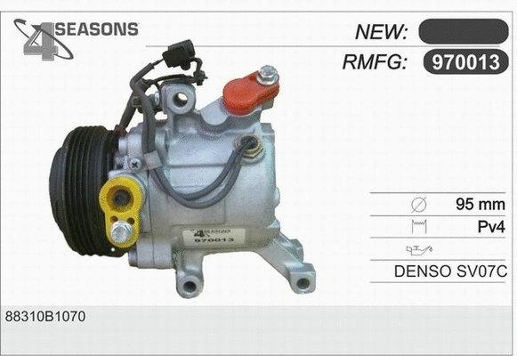 Compressor, air conditioning (970013)