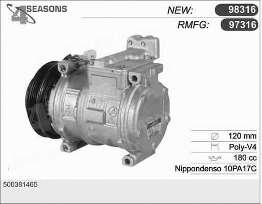 Compressor, air conditioning (97316)