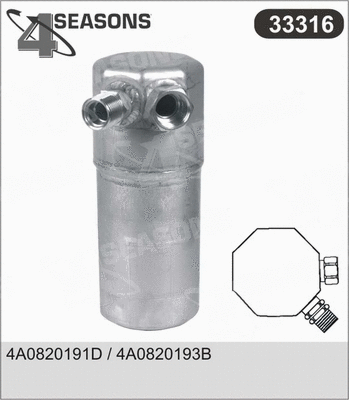 Dryer, air conditioning (33316)