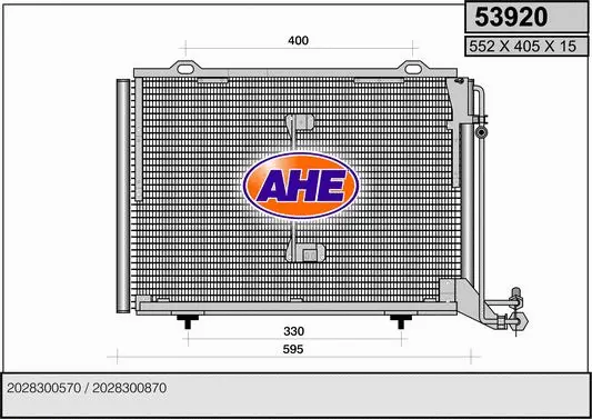 Condenser, air conditioning (53920)