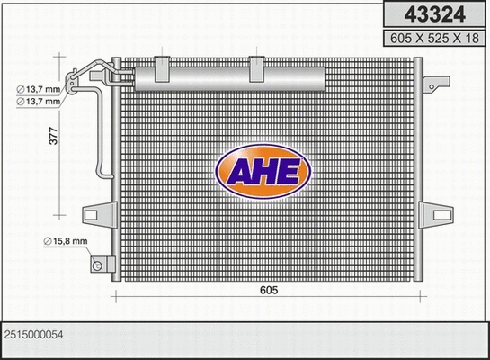Condenser, air conditioning (43324)