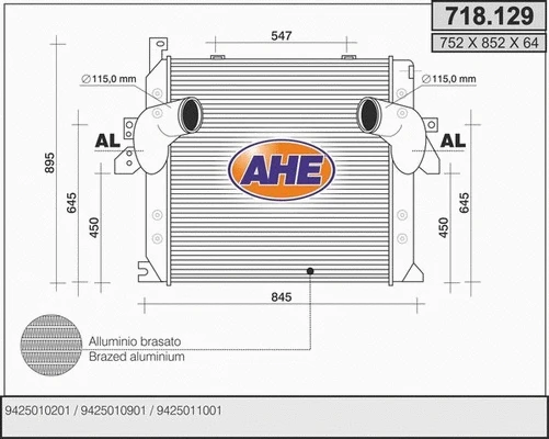 Charge Air Cooler (718.129)