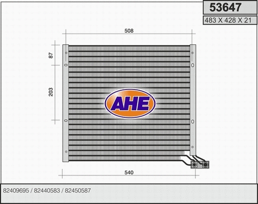 Condenser, air conditioning (53647)