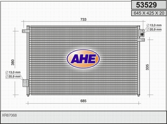 Condenser, air conditioning (53529)