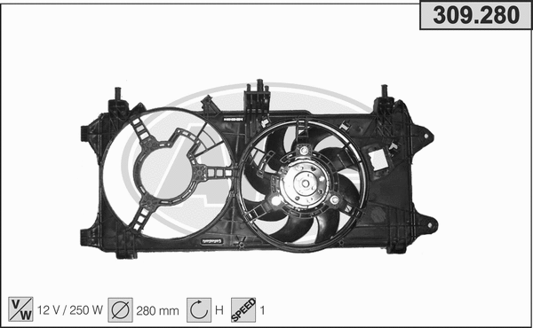 Fan, engine cooling (309.280)