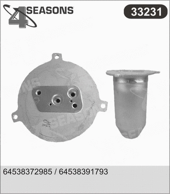 Dryer, air conditioning (33231)