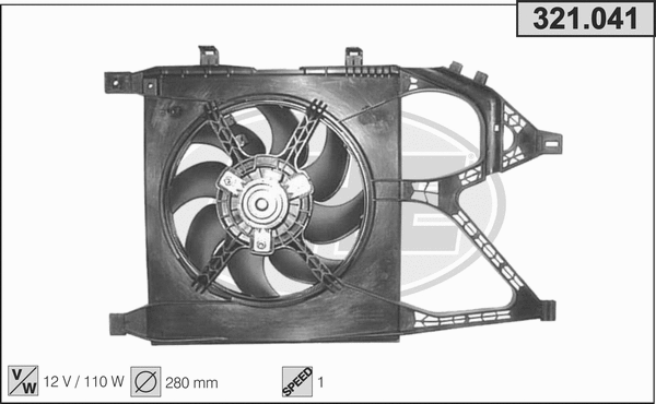 Fan, engine cooling (321.041)