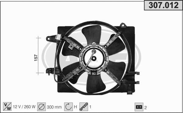 Fan, engine cooling (307.012)