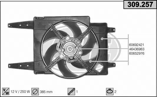 Fan, engine cooling (309.257)