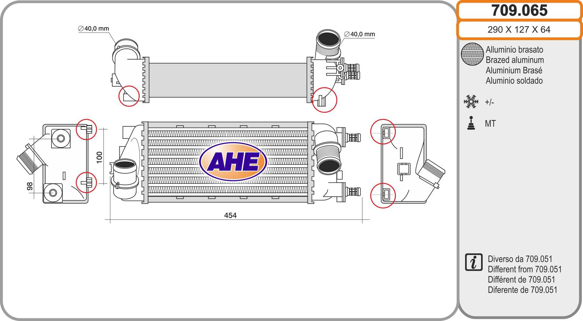 Charge Air Cooler (709.065)