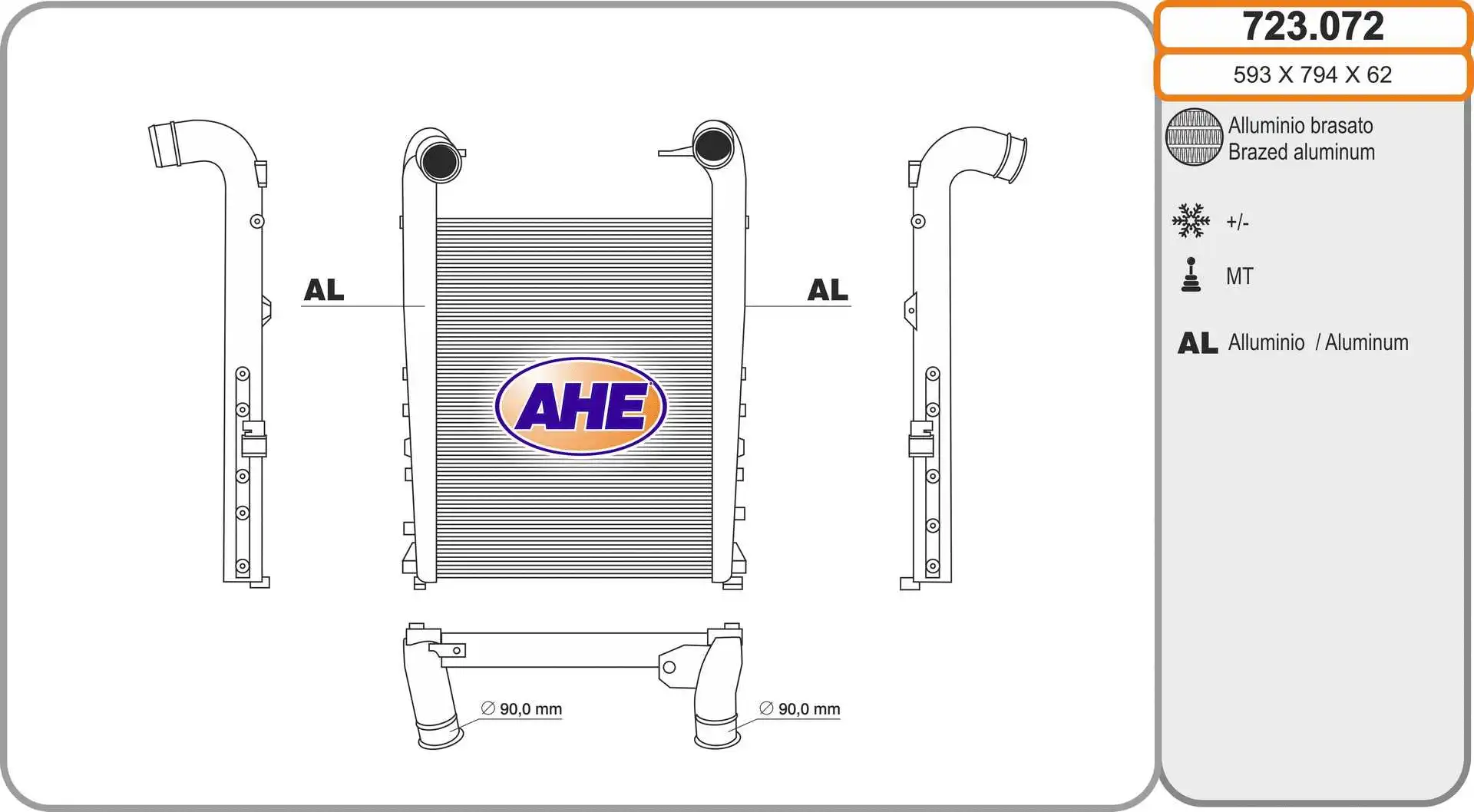 Charge Air Cooler (723.072)