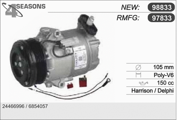 Compressor, air conditioning (97833)