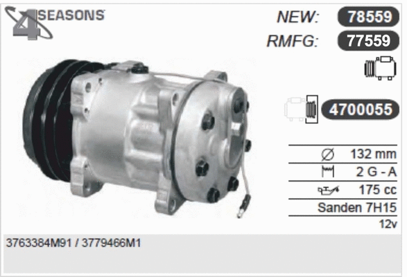 Compressor, air conditioning (77559)
