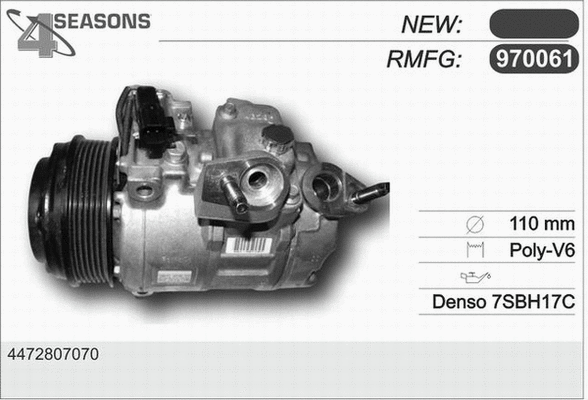 Compressor, air conditioning (970061)