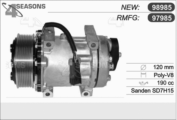 Compressor, air conditioning (97985)