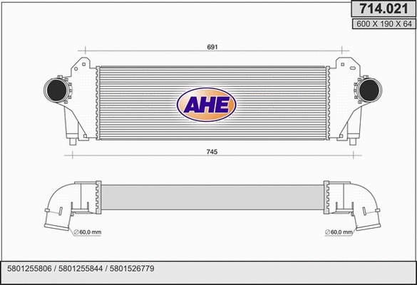 Charge Air Cooler (714.021)