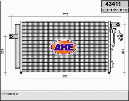Condenser, air conditioning (43411)