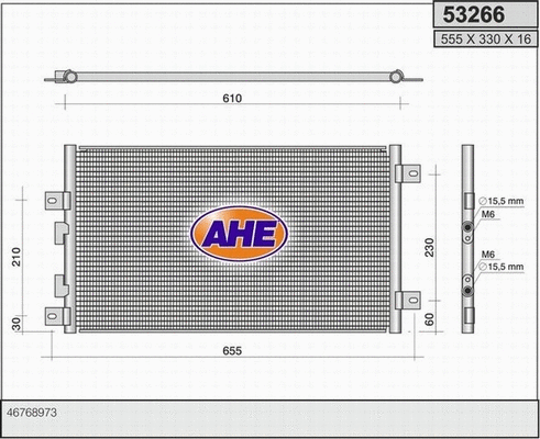 Condenser, air conditioning (53266)