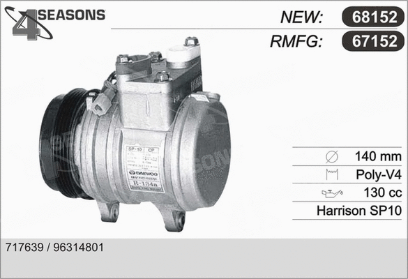 Compressor, air conditioning (67152)