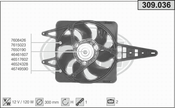 Fan, engine cooling (309.036)