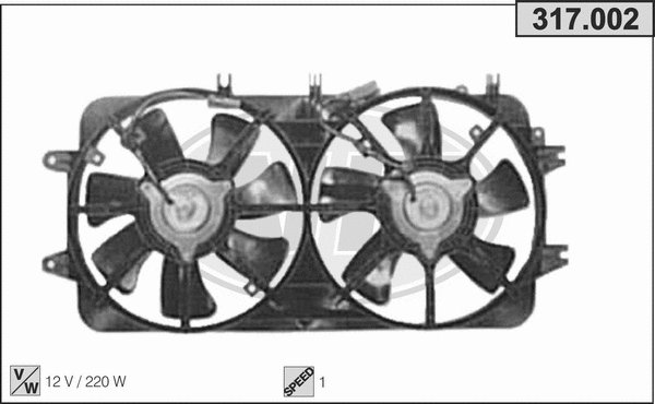 Fan, engine cooling (317.002)