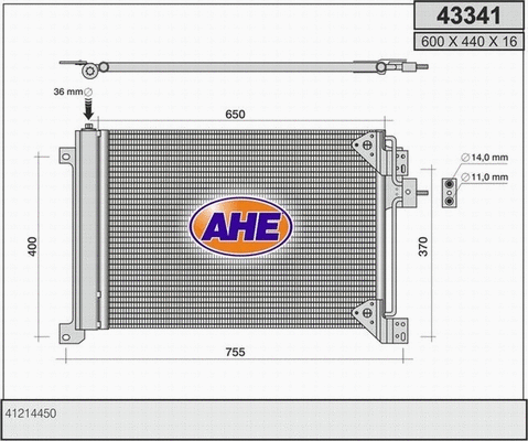 Condenser, air conditioning (43341)