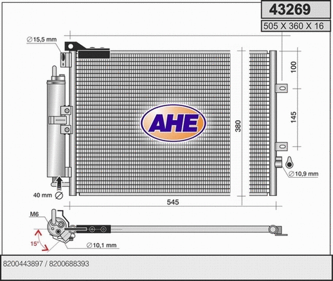 Condenser, air conditioning (43269)