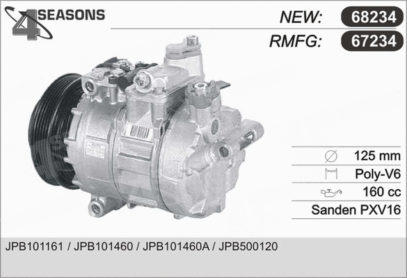 Compressor, air conditioning (67234)