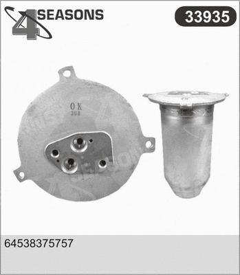 Dryer, air conditioning (33935)