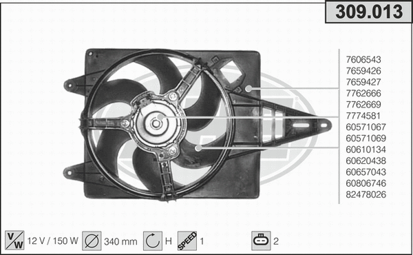 Fan, engine cooling (309.013)