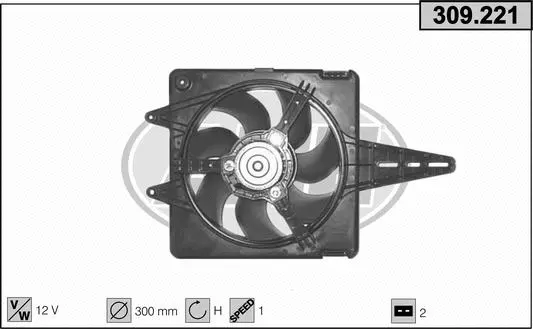 Fan, engine cooling (309.221)