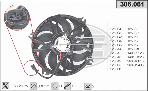 Fan, engine cooling (306.061)