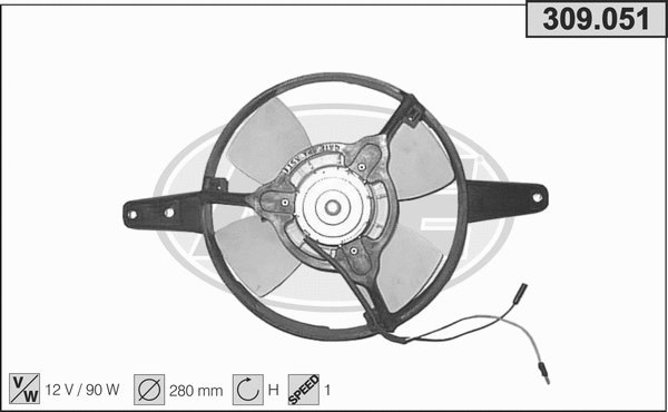 Fan, engine cooling (309.051)