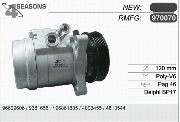 Compressor, air conditioning (970070)