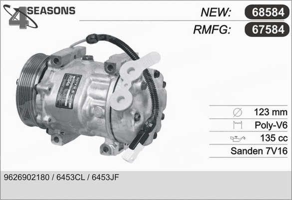 Compressor, air conditioning (67584)